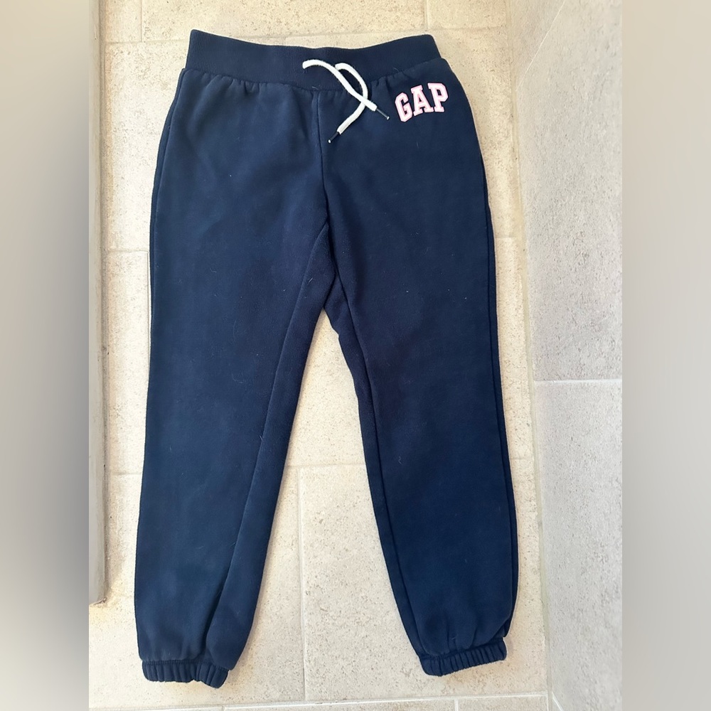 Girls Navy blue GAP jogger sweatpants
